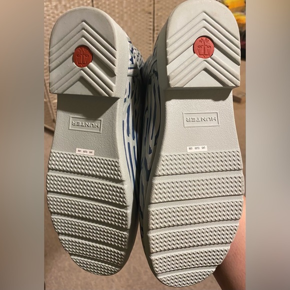 NEW Hunter Tall Coral Print Waterproof Boots 8 - Picture 10 of 12